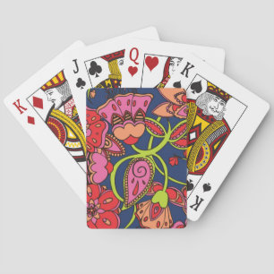 Baraja De Cartas Dulce Neon Floral