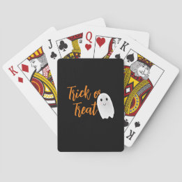 Baraja De Cartas Dulce o Truco Fantasma Halloween