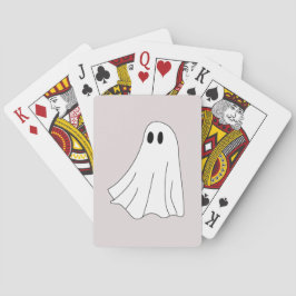 Baraja De Cartas Dulce Patrón de Fantasma Pastel