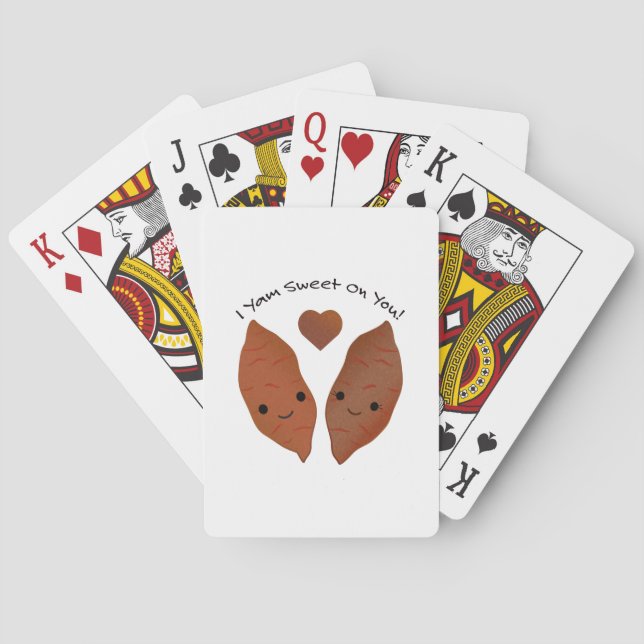 Baraja De Cartas Dulce soy yo sobre ti, papas dulces (Reverso)