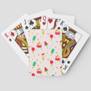 Baraja De Cartas Dulce verano Diversión Arcoiris helado Rociadores