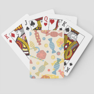 Baraja De Cartas Dulces y modelo del caramelo