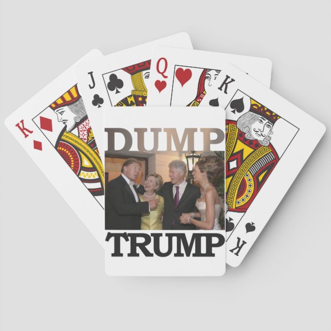 Baraja De Cartas Dump Trump (Reverso)