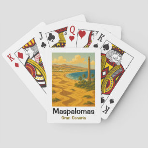 Baraja De Cartas Dunas de Maspalomas Gran Canaria Isla Canarias