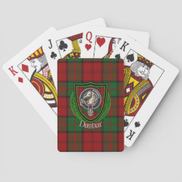 Baraja De Cartas Dunbar Scottish Clan Tartan & Crest