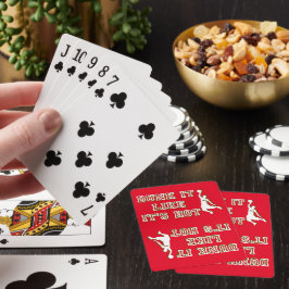 Baraja De Cartas DUNK ES COMO SI FUERA UN Básquetbol gracioso CALIE