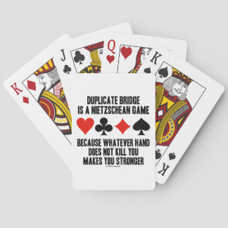 Baraja De Cartas Duplicar el puente de juego Nietzscheano sin impor