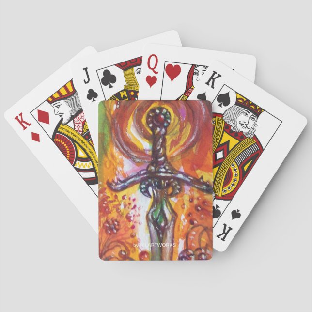BARAJA DE CARTAS DURENDAL , ROMÁNTICO (Reverso)