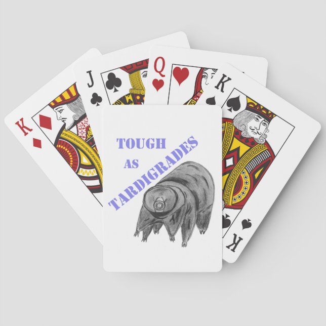 Baraja De Cartas Duro como Tardigrades (Reverso)