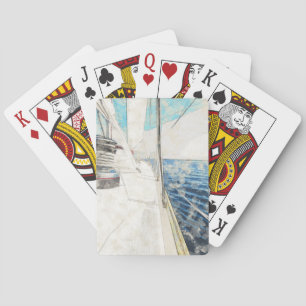 Baraja De Cartas Dusky Sailboat Yacht Seascape