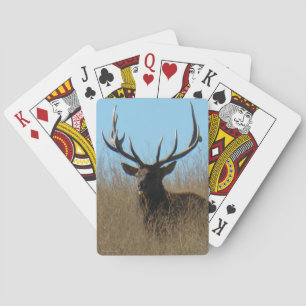 Baraja De Cartas E26 Alce toro en las malezas