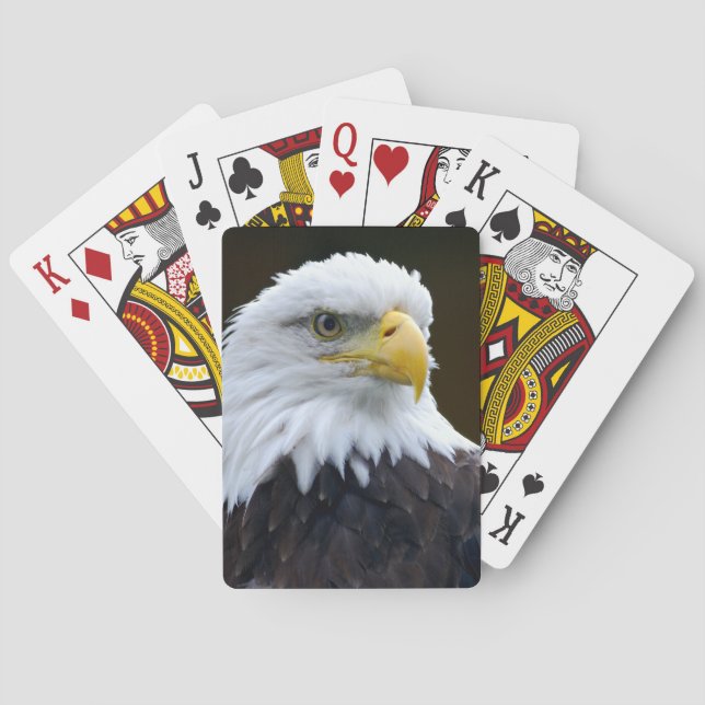 Baraja De Cartas Eagle calvo americano (Reverso)