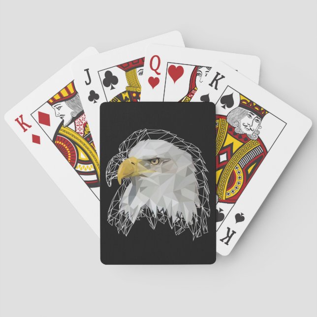 Baraja De Cartas Eagle Lowpoly (Reverso)