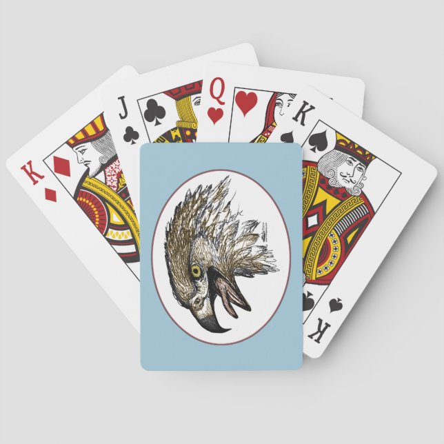 Baraja De Cartas Eagle que grita (Reverso)