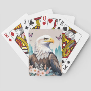 Baraja De Cartas Eagle Vintage Animal Nature Environment City Art