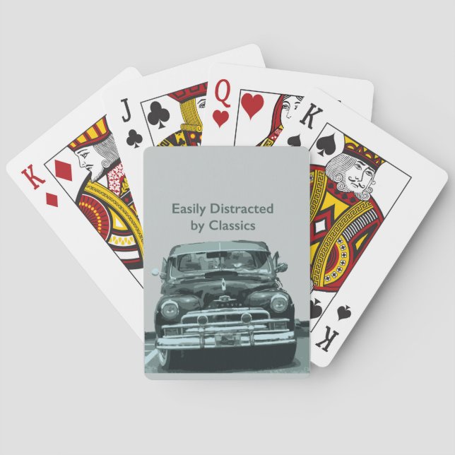 Baraja De Cartas Easily Distracted by Classics (Reverso)