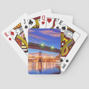 Baraja De Cartas East River, Brooklyn Bridge, Manhattan