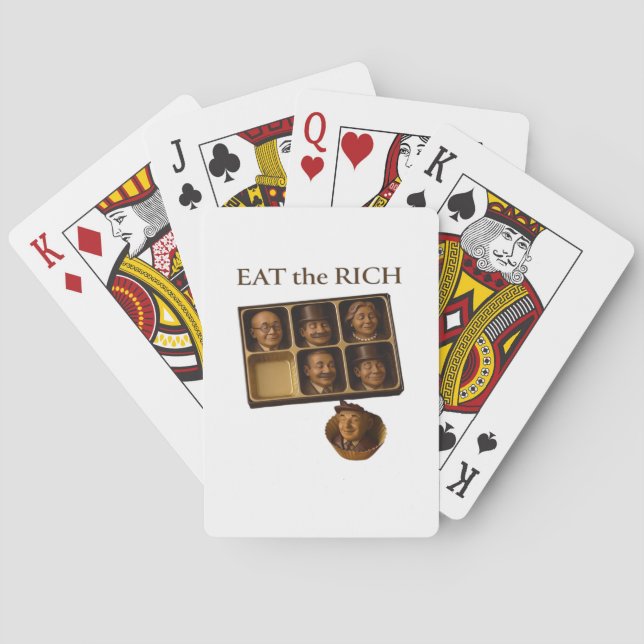 Baraja De Cartas Eat The Rich Classic (Reverso)
