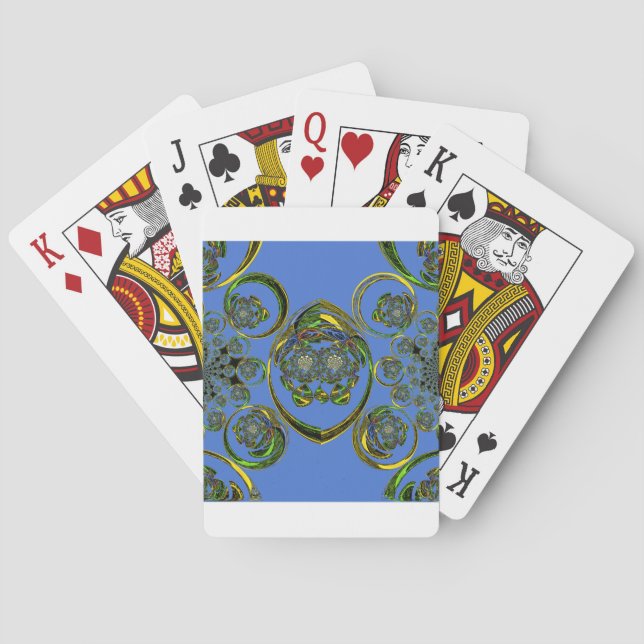 Baraja De Cartas Echa un vistazo a mis curvas azules (Reverso)
