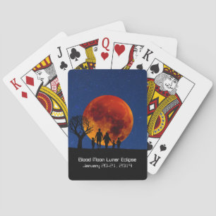 Baraja De Cartas Eclipse lunar de la luna sanguínea 2019