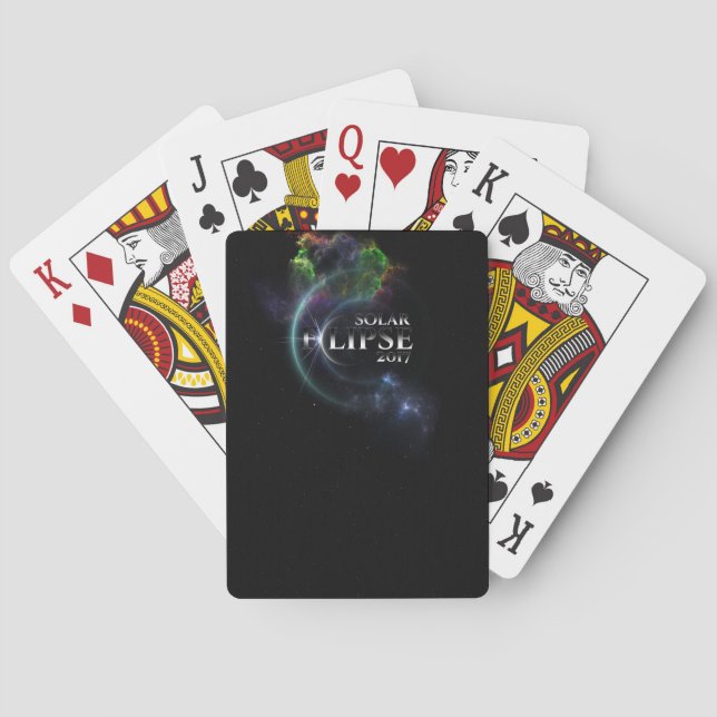 Baraja De Cartas Eclipse solar 2017 (Reverso)