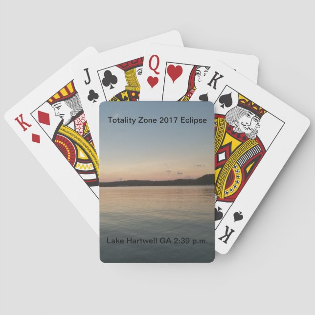 Baraja De Cartas Eclipse solar 2017 (Reverso)