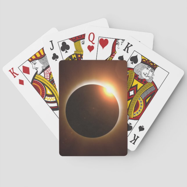 Baraja De Cartas Eclipse solar total (Reverso)