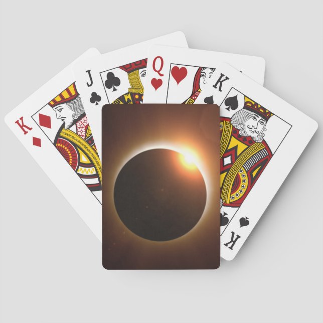 Baraja De Cartas Eclipse solar total (Reverso)