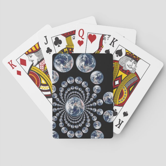 Baraja De Cartas Eco multivisual de EARTH (Reverso)