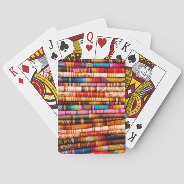 Baraja De Cartas Ecuador, Área de Quito, Mercado de Artesanía de Ot (Reverso)