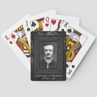 Baraja De Cartas Edgar Allen Poe cita a la espeluznante cosecha de