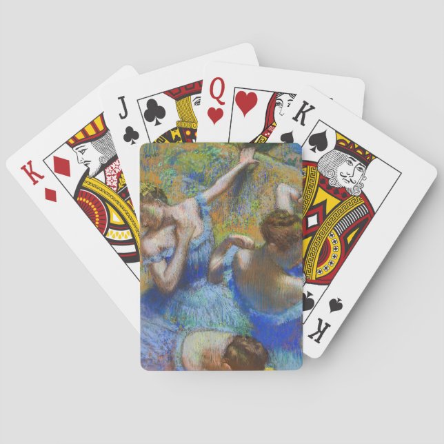 Baraja De Cartas Edgar Degas - Bailarinas azules (Reverso)