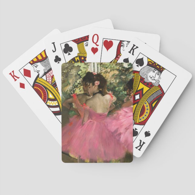 Baraja De Cartas Edgar Degas - Bailarinas de rosa (Reverso)