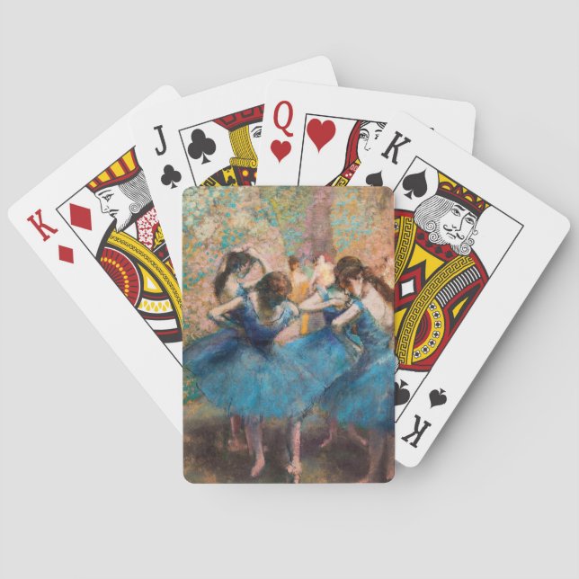Baraja De Cartas Edgar Degas - Bailarinas en azul (Reverso)
