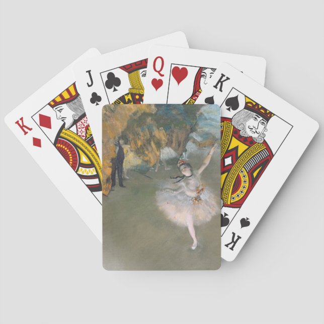 Baraja De Cartas Edgar Degas | Estrella o bailarina en el escenario (Reverso)