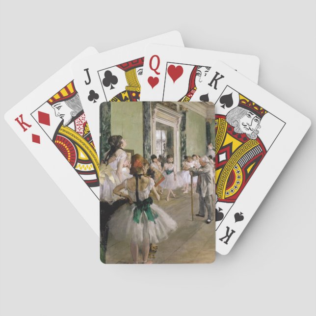 Baraja De Cartas Edgar Degas - La clase de danza (Reverso)