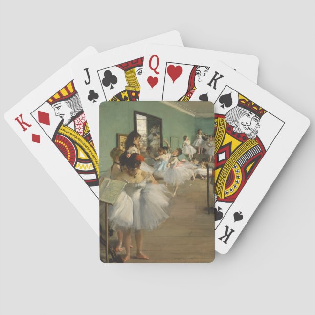 Baraja De Cartas Edgar Desgasifica- la clase de danza 1874 (Reverso)