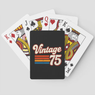 Baraja De Cartas Edición de 1975 Hecho en 1975 Cumpleaños 50 50 Año