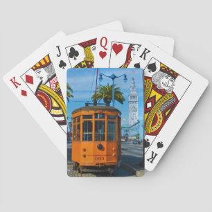 Baraja De Cartas Edificio de tranvía y tranvía de San Francisco