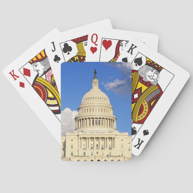 Baraja De Cartas Edificio del capitolio de los E.E.U.U., Washington (Reverso)