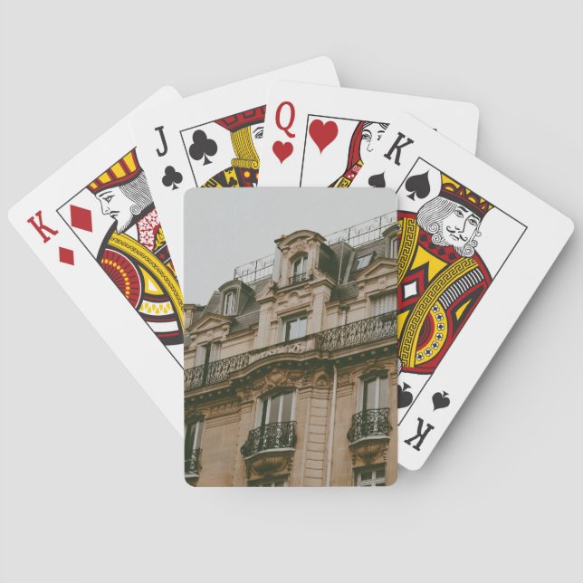 Baraja De Cartas Edificio parisino (Reverso)
