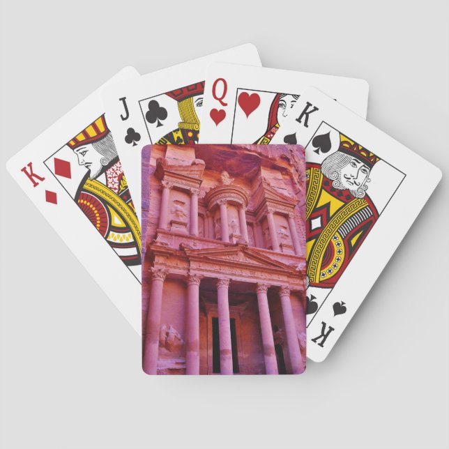 Baraja De Cartas Edificio Petra Treasury (Reverso)