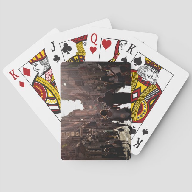 Baraja De Cartas Edificios de Nápoles (Reverso)