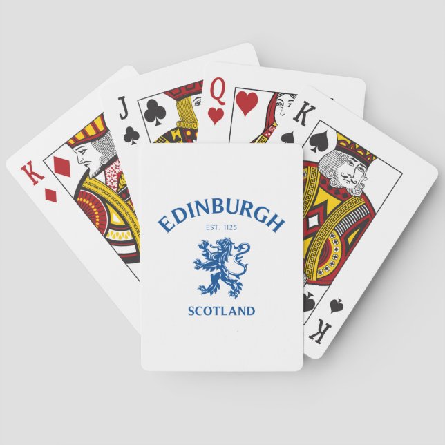 Baraja De Cartas EDINBURGH Scotland (Reverso)