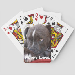 Baraja De Cartas Editable Baby Pitbull Puppy