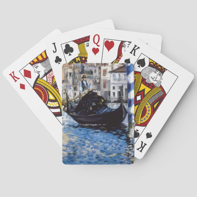 Baraja De Cartas Edouard Manet - Gran Canal, Venecia (Reverso)