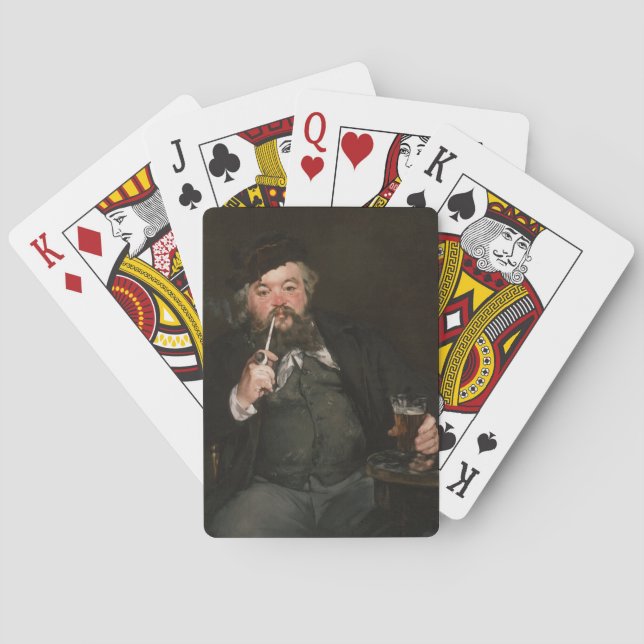 Baraja De Cartas Edouard Manet - Un buen vaso de cerveza / Bock de  (Reverso)