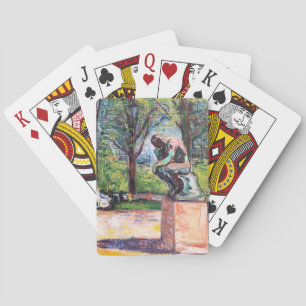 Baraja De Cartas Edvard Munch - El pensador de Rodin
