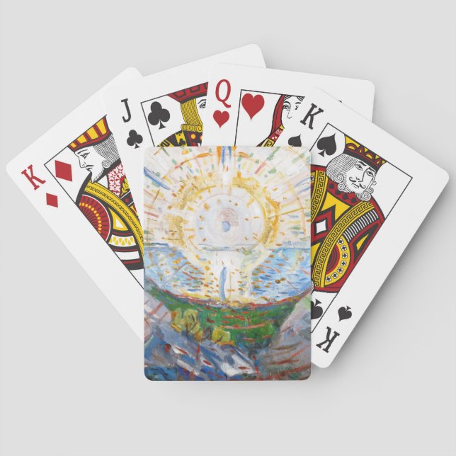 Baraja De Cartas Edvard Munch - The Sun 1912 (Reverso)