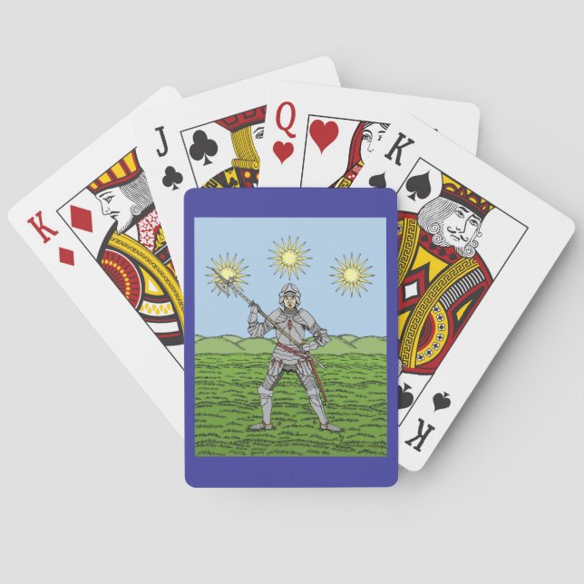 Baraja De Cartas Edward IV en Plate Armor (Reverso)